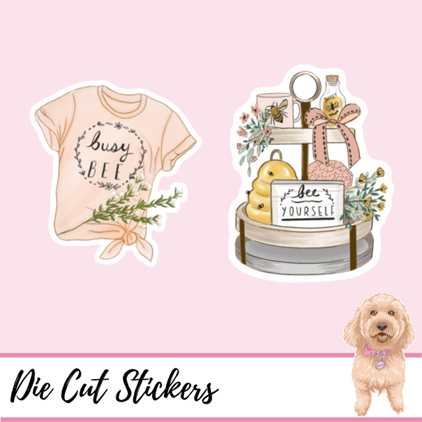 Honey Bee - Die Cut Stickers