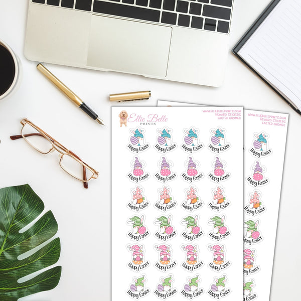 Easter Gnomes - Teacher Reward Stickers