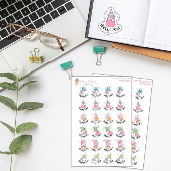 Easter Gnomes - Teacher Reward Stickers
