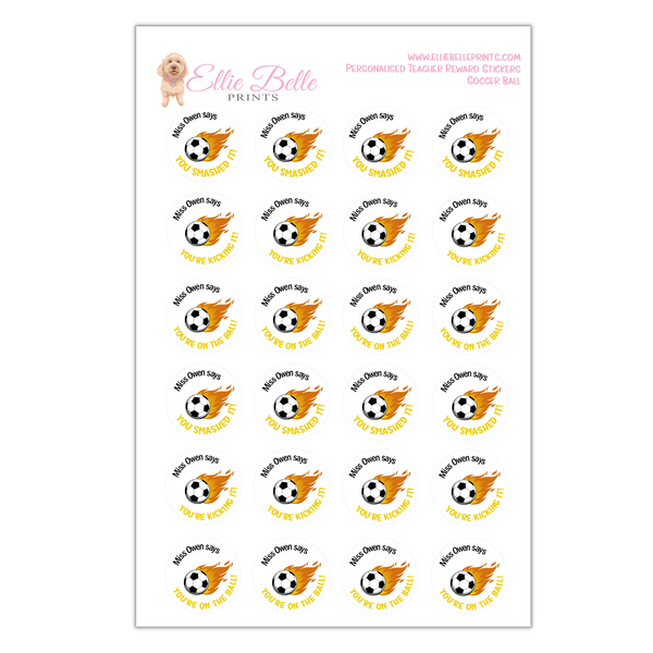Teacher Gift Pack 2 -  Personalised Teacher Reward Stickers