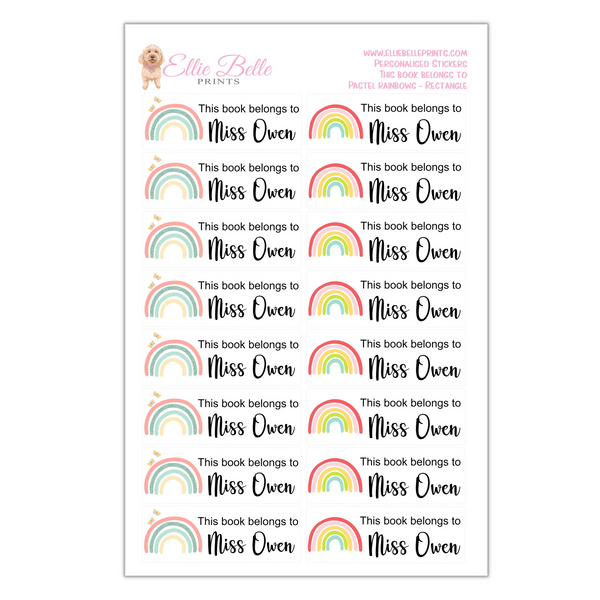 Teacher Gift Pack 2 -  Personalised Teacher Reward Stickers