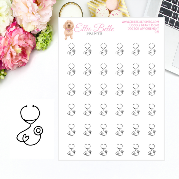 Doctor Appointment - Doodle Heart Icons