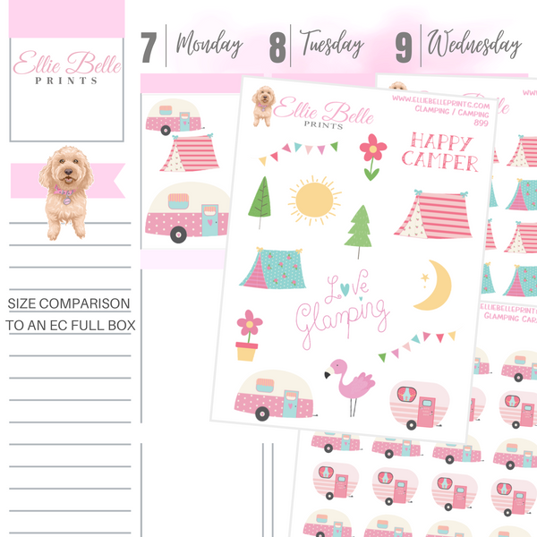 Glamping / Camping Stickers