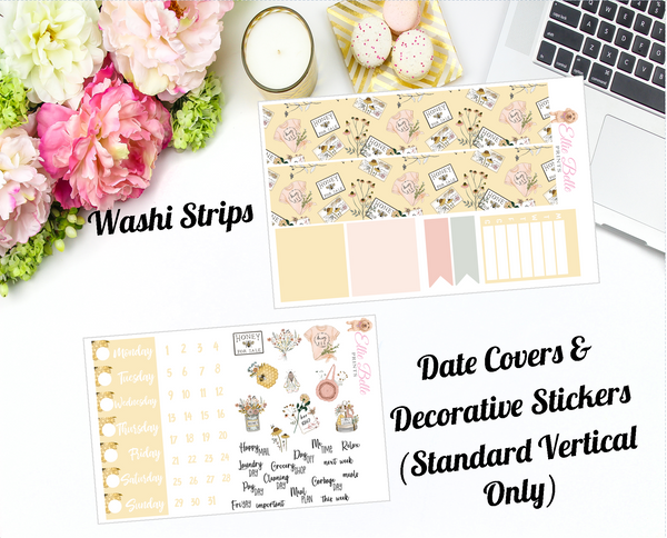 Honey Bee - Vertical Weekly Planner Kit