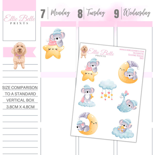 Sleeping Koala Stickers