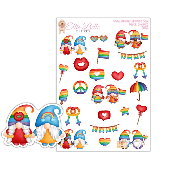 Pride Gnome Stickers