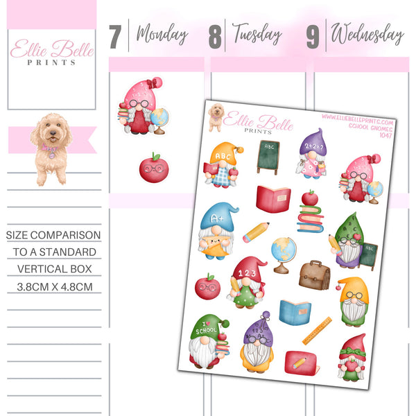 School Gnomes Stickers