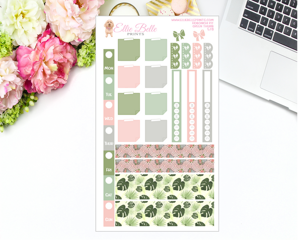 Green Thumb - Hobonichi Weeks Essentials – Ellie Belle Prints