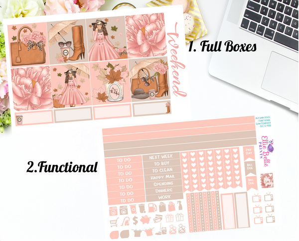 Autumn Rose - Horizontal Weekly Kit