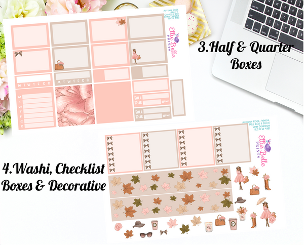 Autumn Rose - Horizontal Weekly Kit