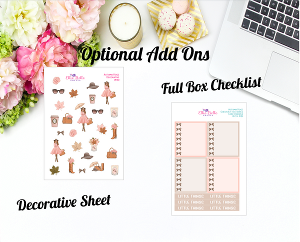 Autumn Rose - Horizontal Weekly Kit