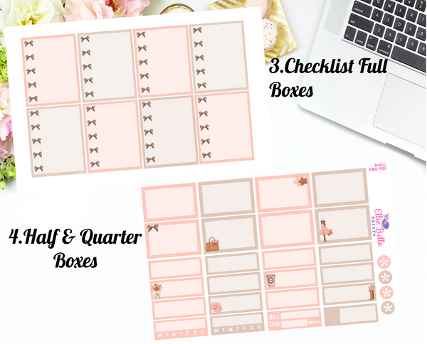 Autumn Rose Collection - Vertical Weekly Planner Kit