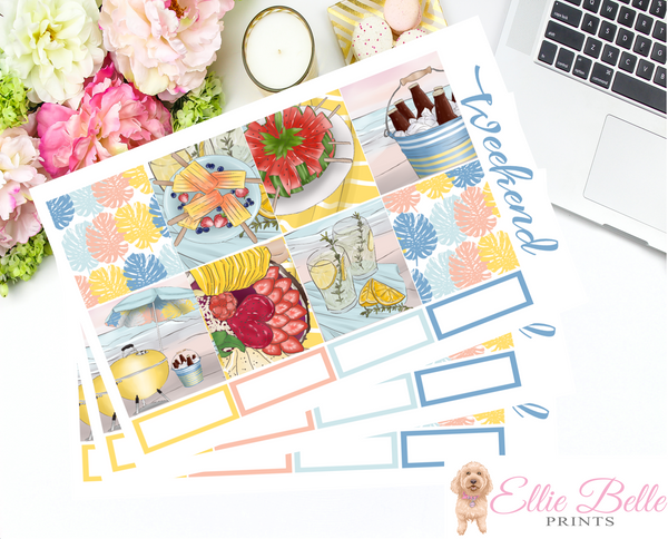 Beach BBQ Collection - Horizontal Weekly Kit