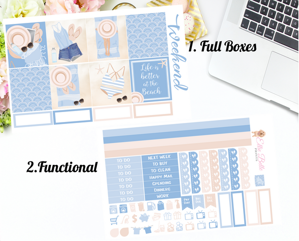 Beach Life Collection - Horizontal Weekly Kit