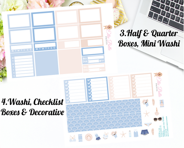 Beach Life Collection - Horizontal Weekly Kit