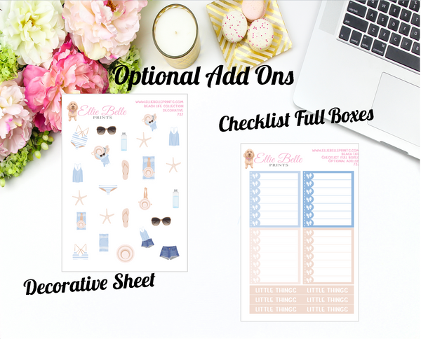 Beach Life Collection - Horizontal Weekly Kit