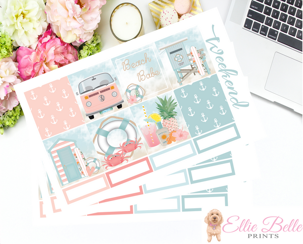 Beach Babe Collection - Horizontal Weekly Kit