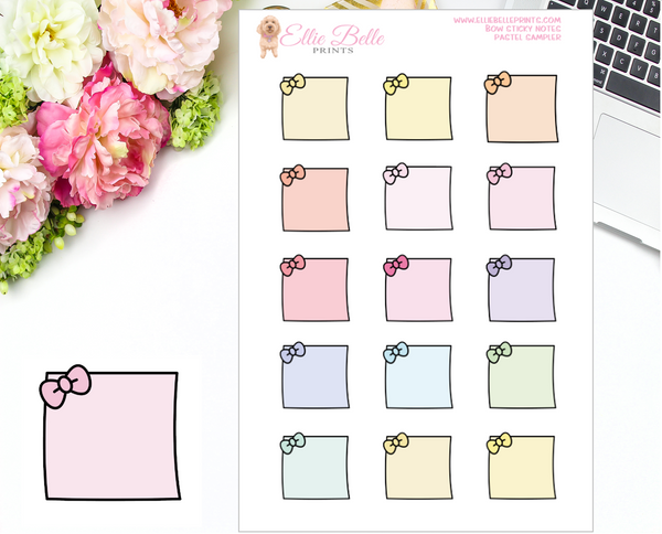 Bow Sticky Notes