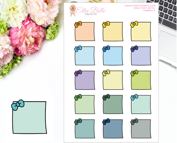 Bow Sticky Notes