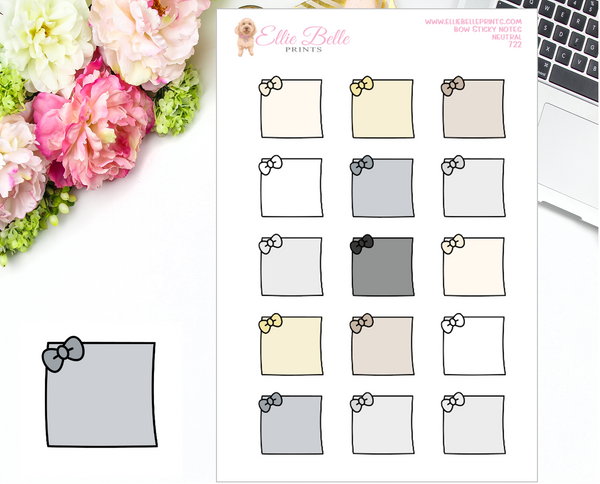 Bow Sticky Notes
