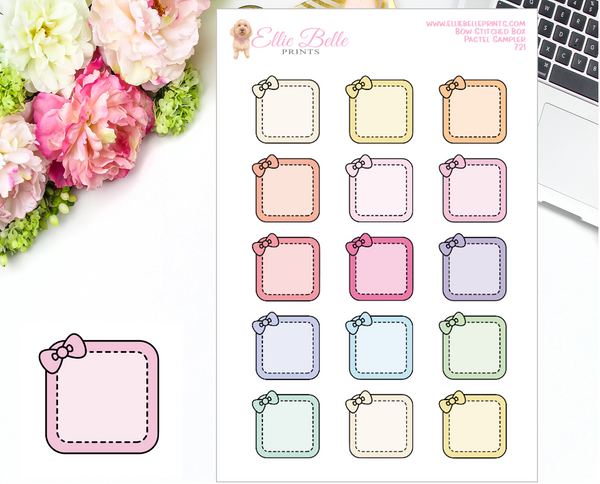 Bow Stitched Boxes