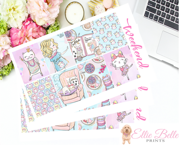 Cattitude - Vertical Weekly Planner Kit