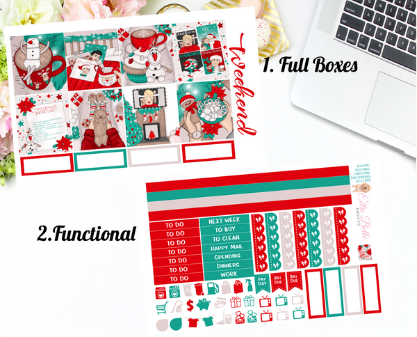 Christmas Bucket List Collection - Horizontal Weekly Kit