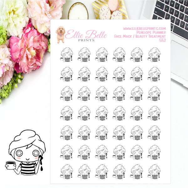 Pampering Stickers - Penelope Planner