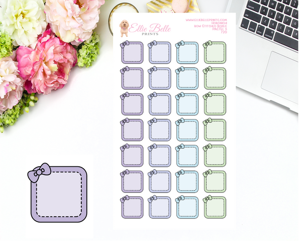 Hobonichi Weeks - Bow Stitched Boxes