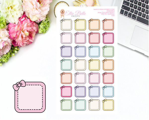 Hobonichi Weeks - Bow Stitched Boxes