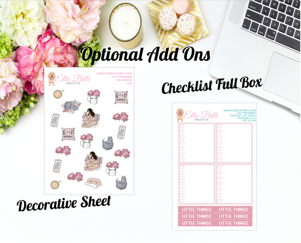 Lazy Mornings - Horizontal Weekly Kit