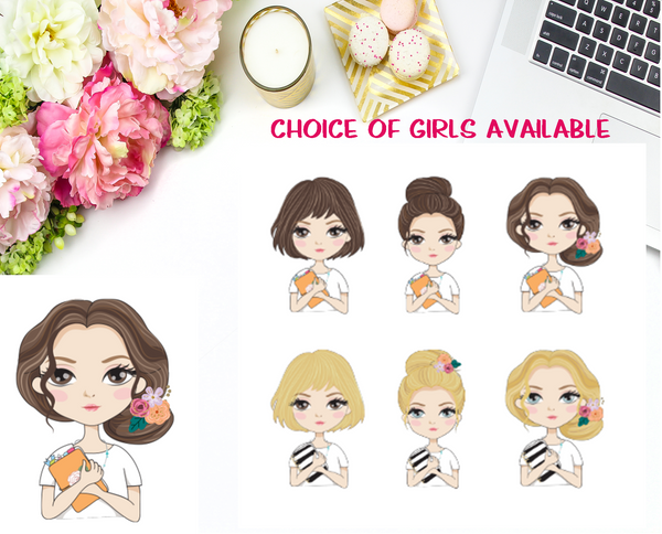 Planner Girls - Die Cut Stickers