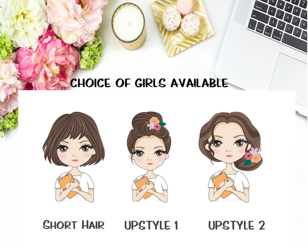 Planner Girls - Die Cut Stickers