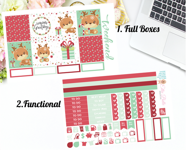 Seasons Greetings Collection - Horizontal Weekly Kit