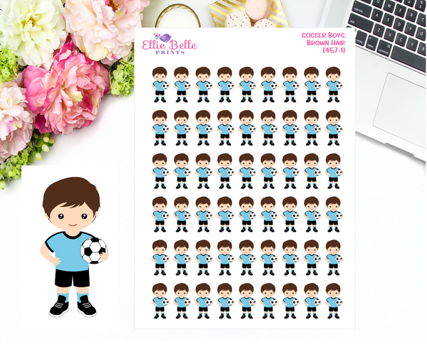 Soccer Boy Stickers