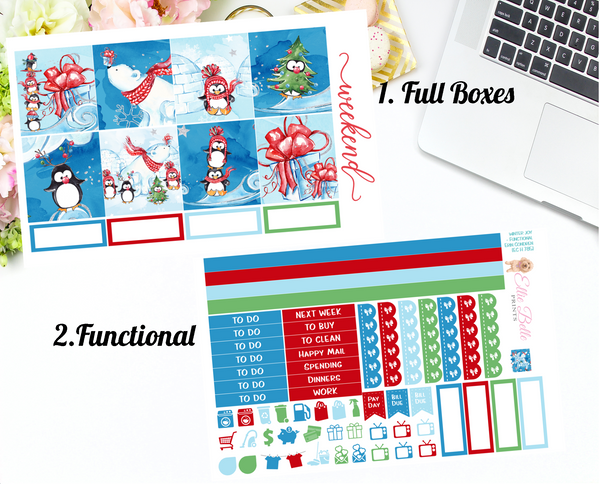 Winter Joy Collection - Horizontal Weekly Kit