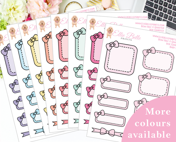 Bow Half & Quarter Box Samplers