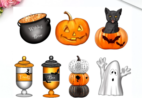 Halloween - Die Cut Stickers
