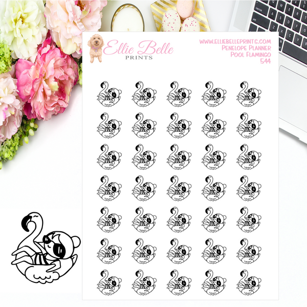 Summer Swimming Stickers - Penelope Planner