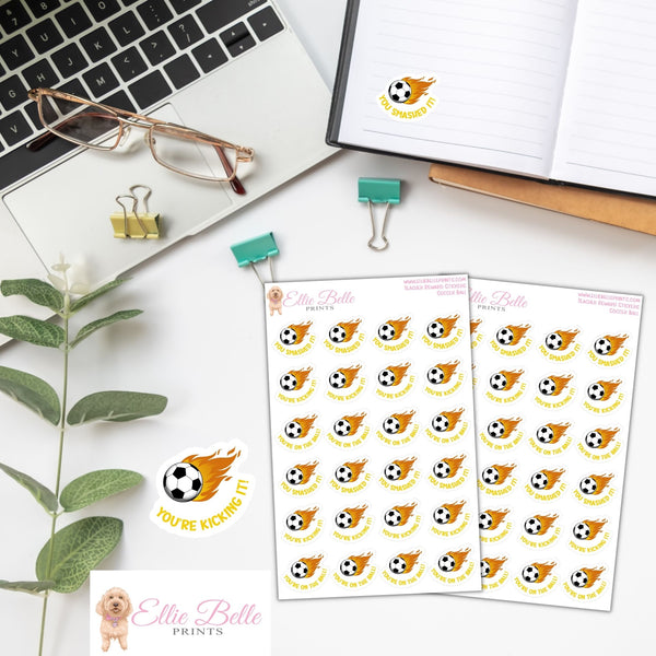 Soccer Balls - Teacher Reward Stickers