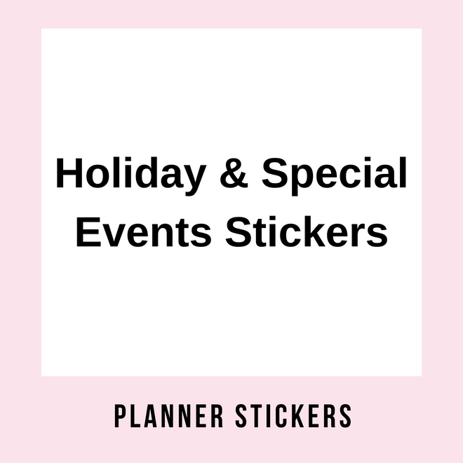 Holidays &amp; Events