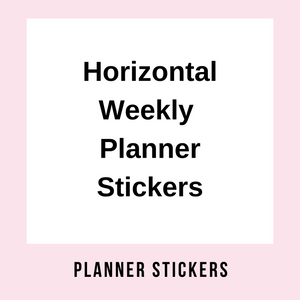 EC & HP Vertical Weekly Planner Kits