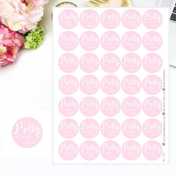 Pretty Things Inside Stickers