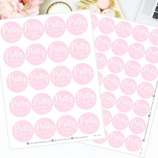 Pretty Things Inside Stickers