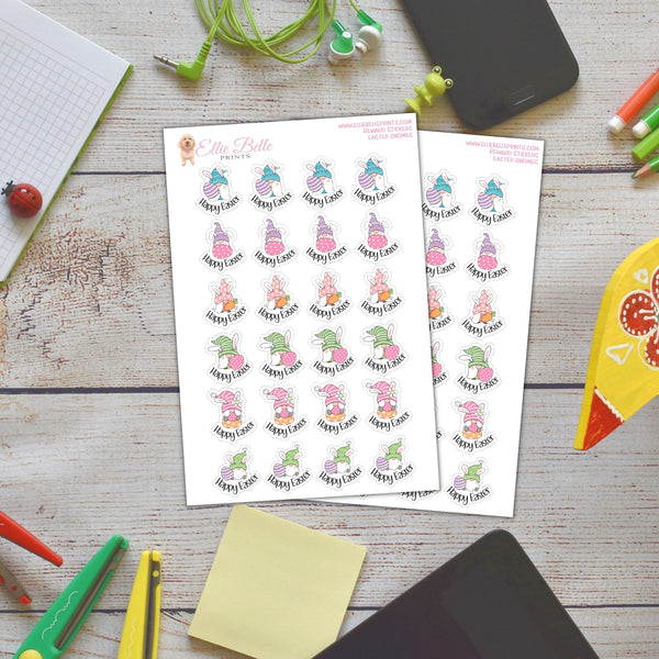 Easter Gnomes - Teacher Reward Stickers