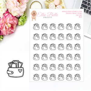 Pay Day Icons - Doodle Heart Icons