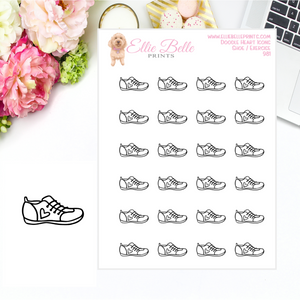 Running Shoes Icons - Doodle Heart Icons