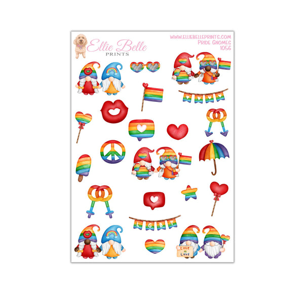 Pride Gnome Stickers