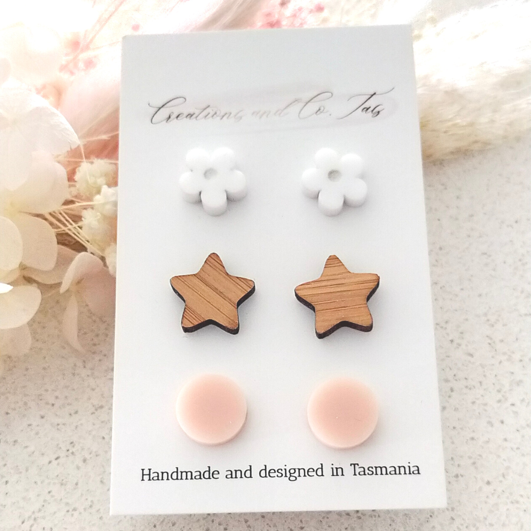 Trio 2025 earring set