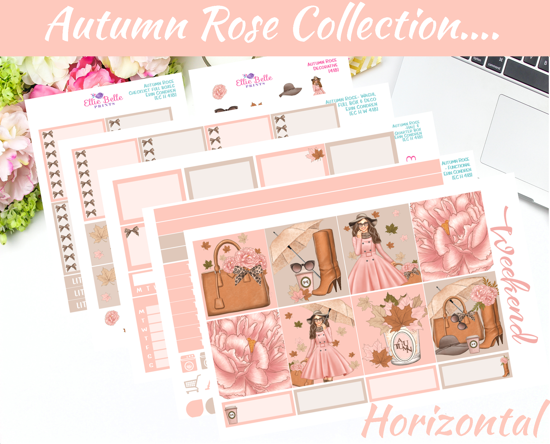 Autumn Rose - Horizontal Weekly Kit